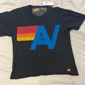 NWT Aviator Nation logo boyfriend tee size XS